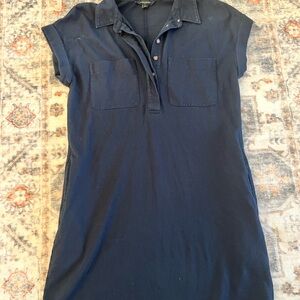 Banana Republic Navy Blue Polo Dress